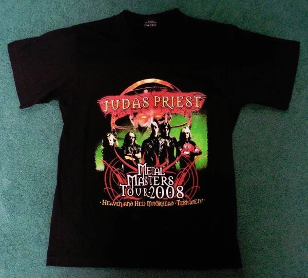 JUDAS PRIEST - Metal Masters 2008 Tour-  Two Sided Printed T-Shirt